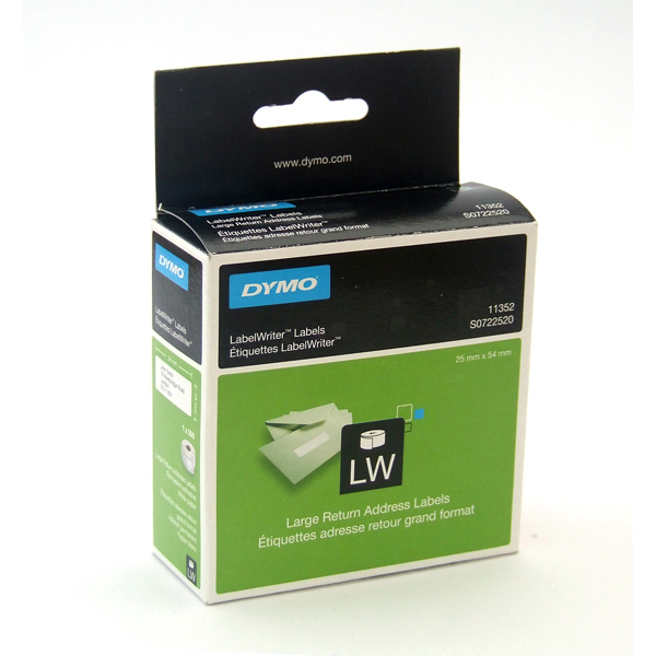 Dymo etichette adesive originali 25x54 - Labelwriter 450 - 550
