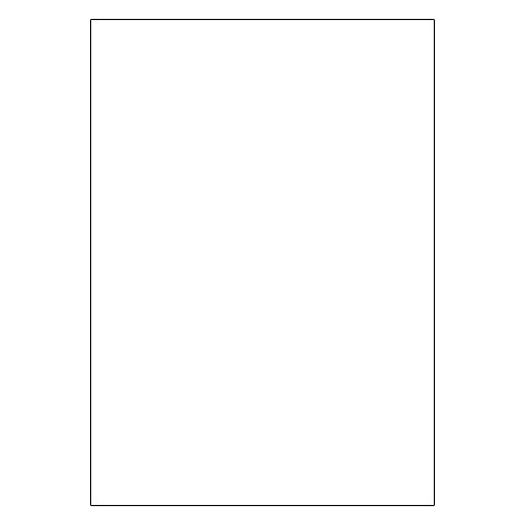 Etichette adesive plastificate 210x297 mm poliestere bianco