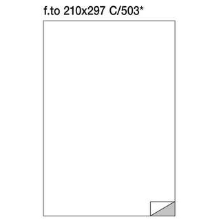 Fogli adesivi per stampanti A4 210x297 mm Senza margini - scatola da 100 fogli