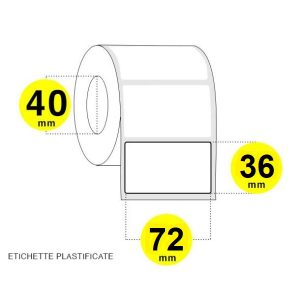 etichette plastificate 72x36